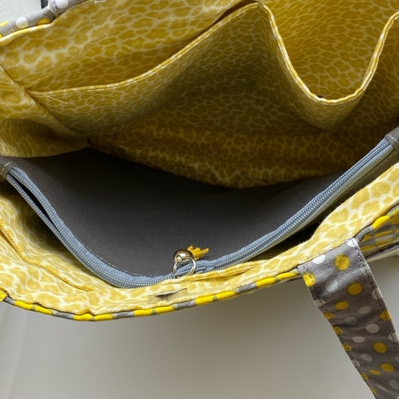 Baby Bag Bottle Holders Zip Compartments NWOT - Picture 5 of 7